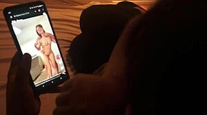 Stepsister watches porn and records rough sex