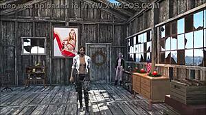 fallout 4 sexy at home with brunette skinny cute girl