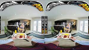 Busty blonde Blake Blossom blooms in virtual reality