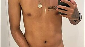 Massive Brazilian Cock Spied in Shopping Mall Fitting Room