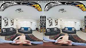 Busty blonde Blake Blossom blooms in virtual reality