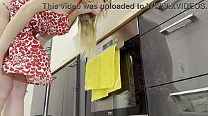 i love teasing with my petite ass in kitchen