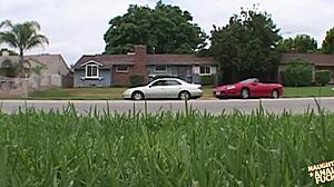 Kinky Blonde Enjoys Anal with Two Cumshots While Sucking High Heels