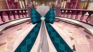 lynette sucks and bangs in genshin impact pov