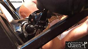 Queen Dominatrix Frida Rules with BDSM Cage Fetish