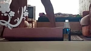 I, the Kazakh couple, make a home video