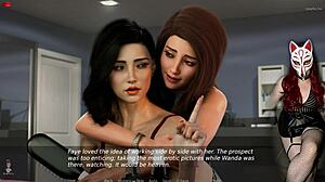 Ms Denvers dominates game with big Asian tits