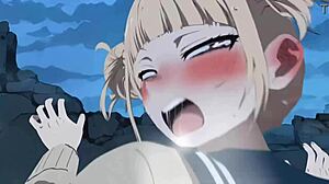 feeling the passion as toga himiko gets creampied in this 3d hentai anime