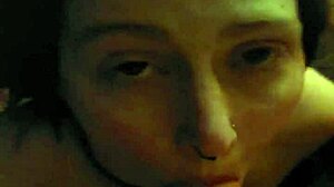 Slavegirl receives cumshot facial in bdsm scene