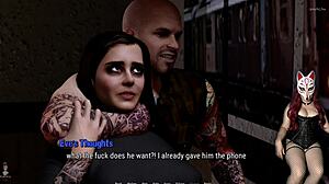 Rough public blowjob in a dirty toilet stall