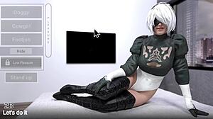 Sexy Time with Android in Bedroom