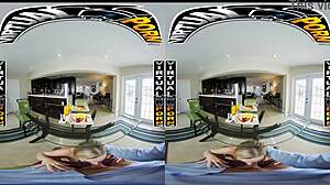 Busty blonde Blake Blossom blooms in virtual reality