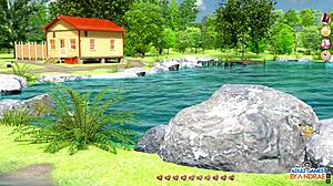 ep22 violet cums hard from clapping in hentai group. helping the hotties rocks!