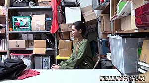 Asian Cop Gets Blowjob During Habitual Theft Interrogation