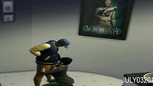 Voyeur Sees Chinese Lady Sucking Black Dick!