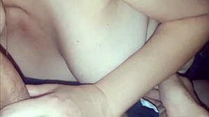 a puta sucks my cock, i cum on pes