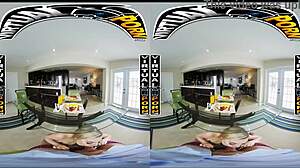 Busty blonde Blake Blossom blooms in virtual reality