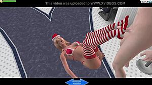 feeling aroused during 3d plane sex session with hentai cartoon.