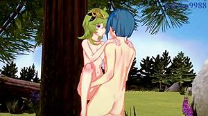 Shenhe, Collei, and Xingqiu Have Intense Sex