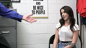 I’m Obsessed with This Big Tit Office Catch by Security