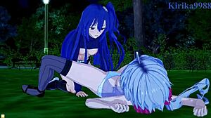 Chris Yukine and Tsubasa Kazanari in Symphogear