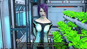 meeting shy emo girl in space