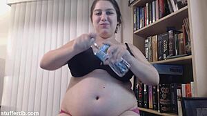 SNACKING on Tiramisu Cake with Chubby Teen Tits!