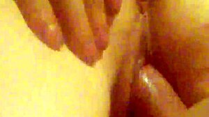 Pumping hot cum deep into wet creampie cunt for ultimate finish