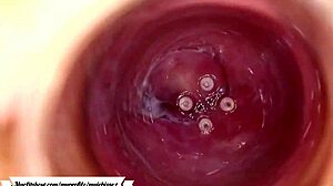 Camera Captures Deep Inside Her Vagina