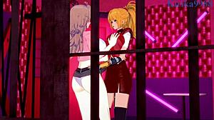 サギリ・サクライ、セツコ・オハラ、エクセレン・ブラウニングが熱いレズアクションに飛び込む、スーパーロボット大戦ヘンタイが激しくなる！