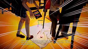 Hey, wanna see Elizabeth Laroche’s nude scenes in Waifu Academy porn game play?