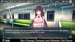 Sex Change Contract Turns Her Into M Girl In Hentai Game