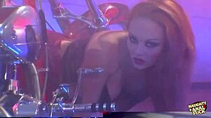 Man, this busty redheaded biker girl got her thick booty pounded hard on her bike, so intense!