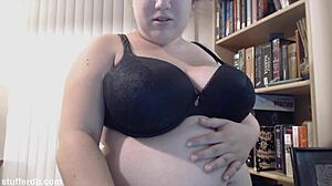 SNACKING on Tiramisu Cake with Chubby Teen Tits!