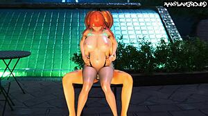 Nami Faces Destruction In Hentai Cartoon