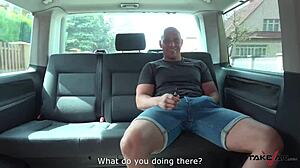 Dirty Whore Gets Smashed Hard in Take-Van with Wild Outdoor Action.