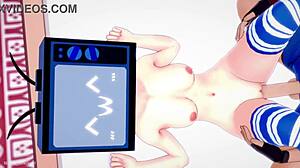 TV 여자 비키니 벗고 야생 침대 액션! 헐 예!