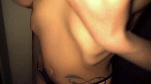 Old man bangs young beauty with perfect body hard