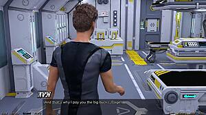 Stranded in Space: Black Virgin Craves Wild Action