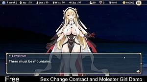 Sex Change Contract Turns Her Into M Girl In Hentai Game