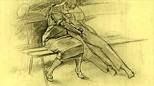 Vintage Erotic Cartoon Illustration From Anime