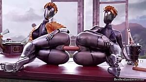 Ballerina twins in wild 3D sex compilation