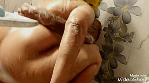 big-boobs wife smashes hubby with tits during wild massage