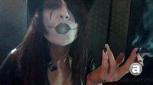 Exploring different goth smoking styles