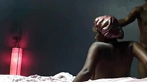 Butt naked milf flaunts big nice tits on display