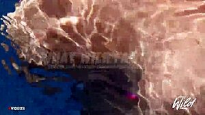 busty pinay, show your big tits in the pool.