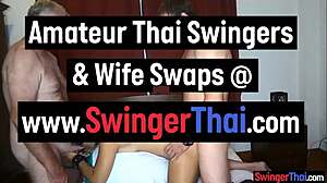 אישה פיליפינית משותפת עם זרים בהגדרת קשירות הדוקה