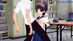 mikoto misaka vs kuroko shirai in intense railgun hentai