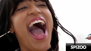 Diamond Banks' bubble butt intensely filled with massive BBC