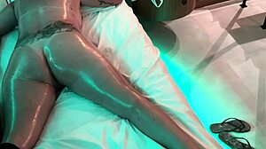 anal massage turns wild with intense FINGERING and cum